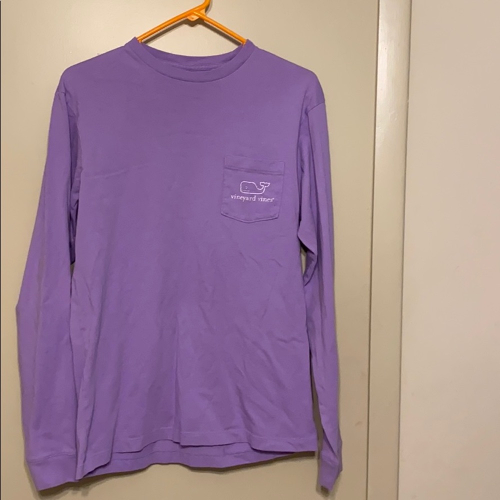 Purple long sleeve Vineyard Vines shirt